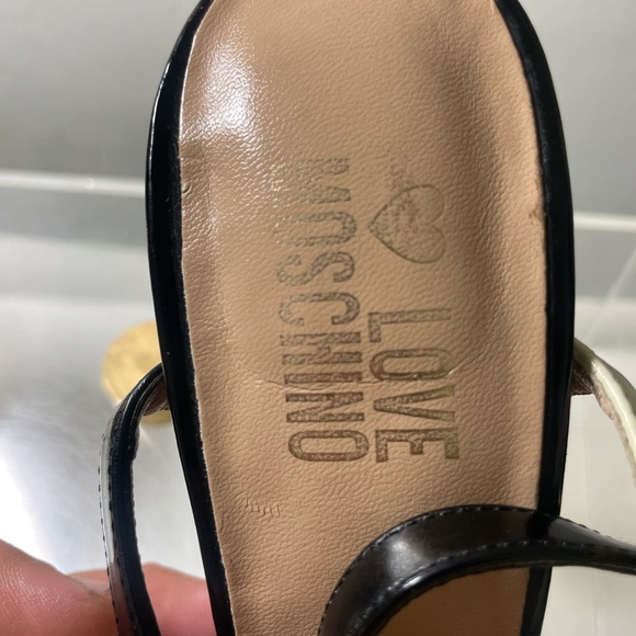 Love Moschino / shoes / Love moschino peep toe heart sz 36 - Picture 13 of 16